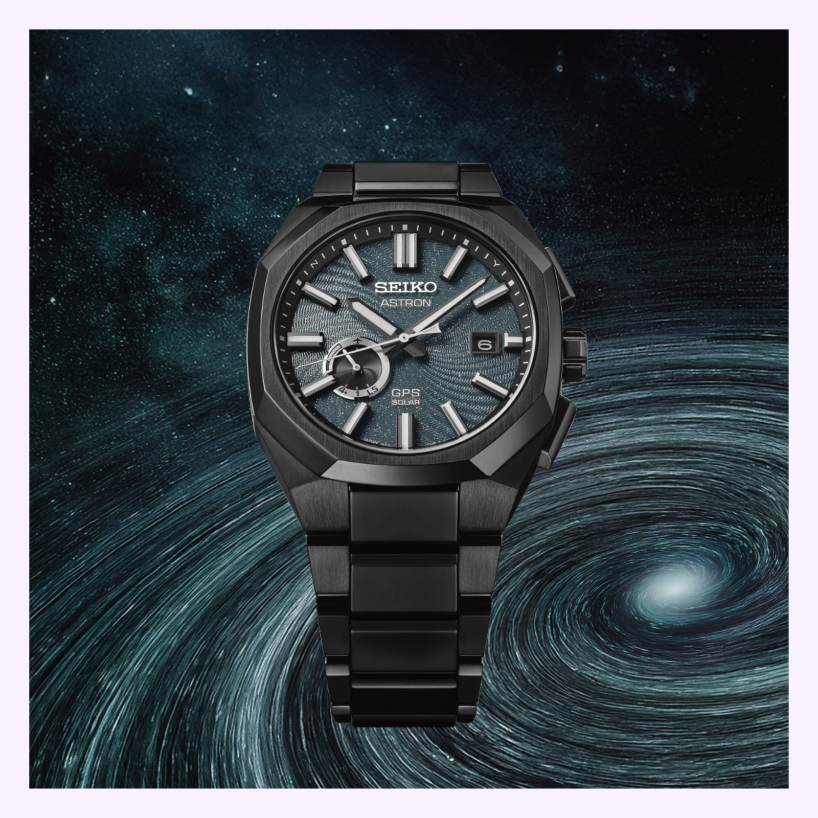 Seiko Astron SSJ039 black titanium case